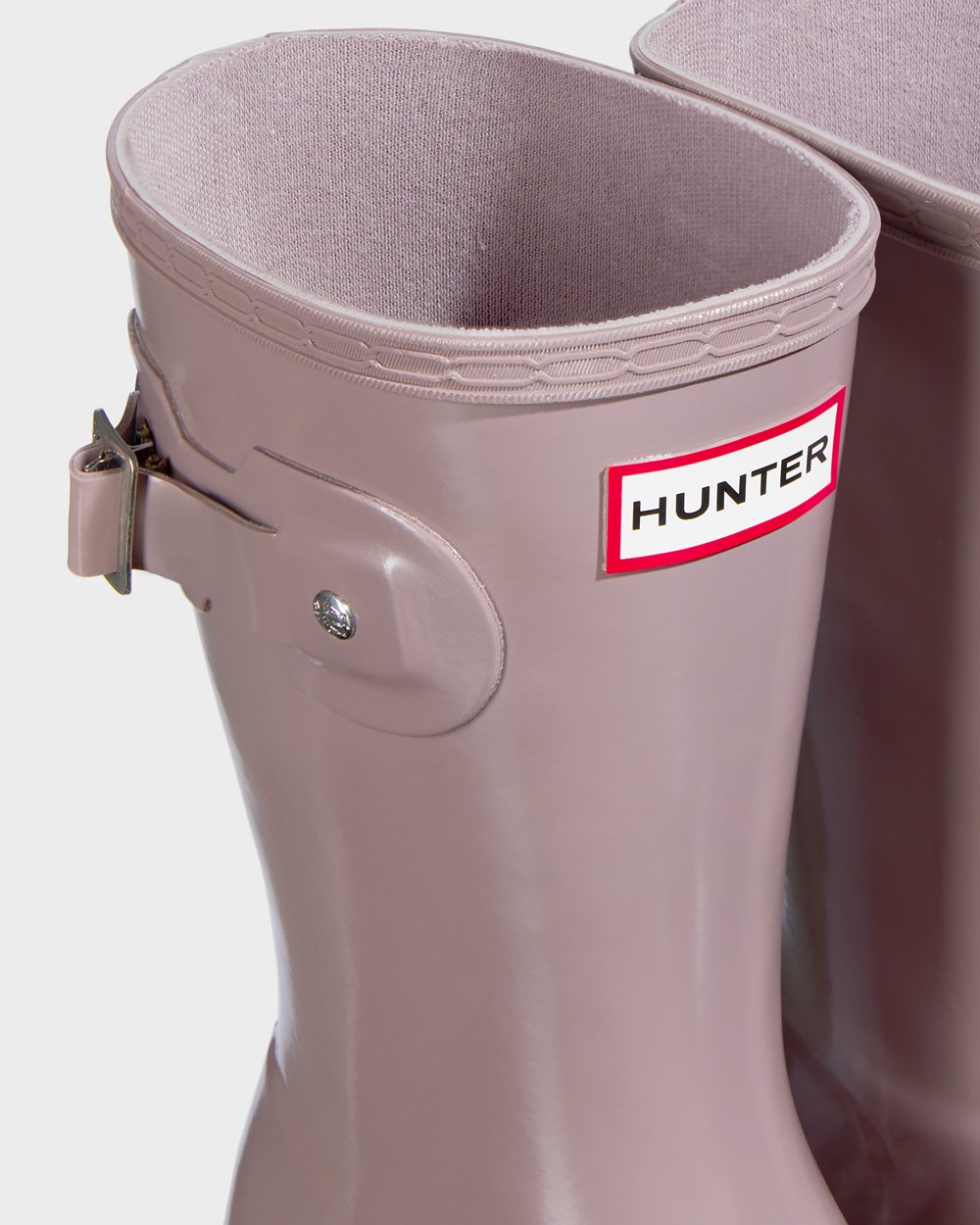 Botas De Cortas Hunter Mujer Original Tour Foldable Gloss - Moradas - Argentina 9341ZRPSW